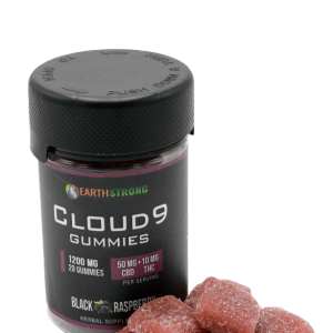 Earth Strong Cloud9 -Delta-9-THC Black Raspberry Gummies